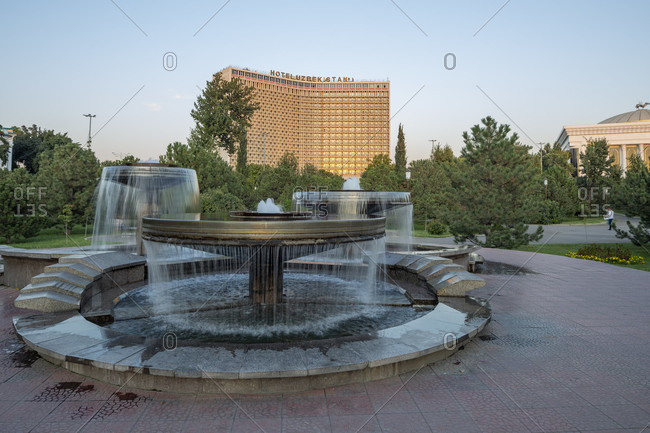 August 20, 2019: Hotel Uzbekistan, Tashkent, Uzbekistan