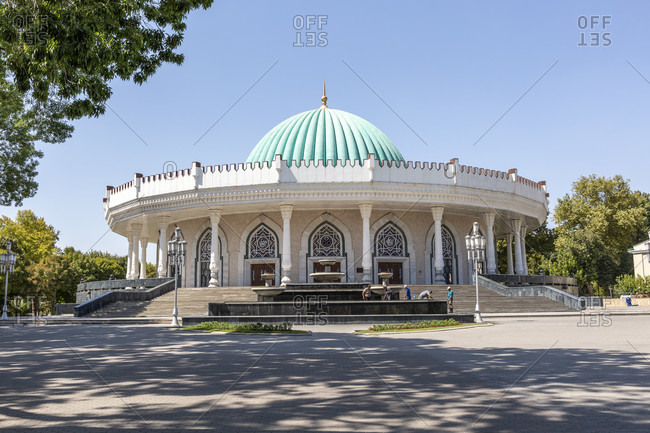 August 19, 2019: Amir Timur Museum, Tashkent, Uzbekistan