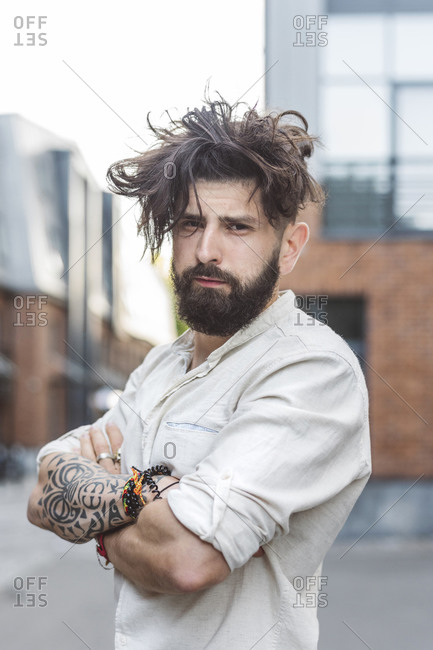 male hipster style hair