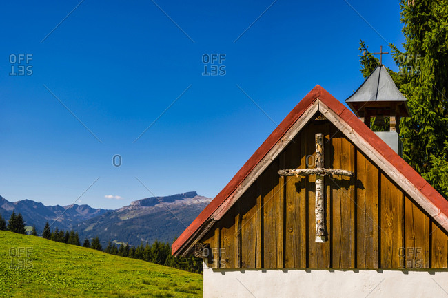 Austria- Vorarlberg- Kapelle Heiliger Wendelin in Kleinwalsertal