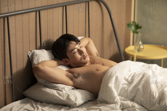 Sleeping asian man nude - Sex photo