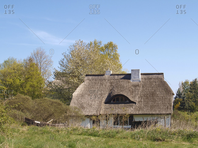 House on hiddensee, mecklenburg-west pomerania, germany