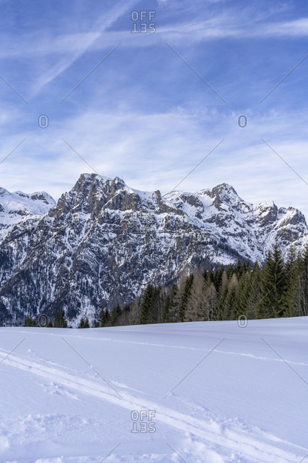 Europe, Austria, berchtesgaden alps, salzburg, werfen, ostpreussenhütte, view of the hagen mountains