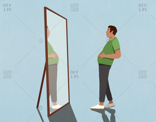 Full Length Mirror Stock Photos - Offset