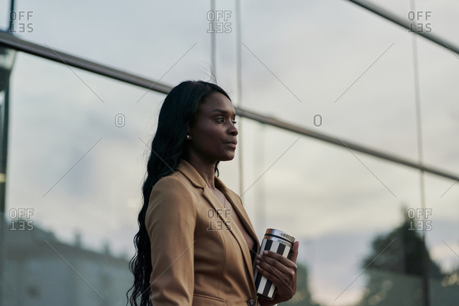 black business woman suit