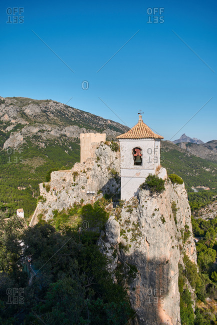 "Castell de Guadalest", historical monument of Alicante, Spain