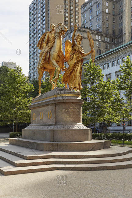 USA, New York, New York City, Sherman Monument at Grand Army Plaza
