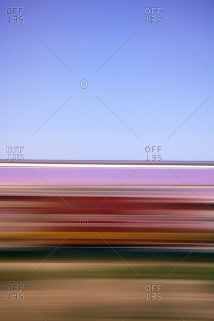 Abstract colorful chromatic background that looks like sky and land