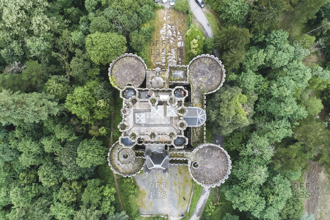 BUTRON CASTLE FROM AERIAL VIEW
