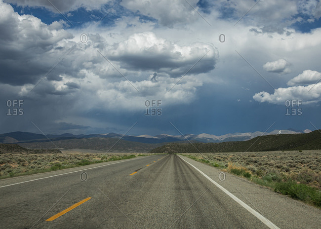 Road through mountains in Colorado