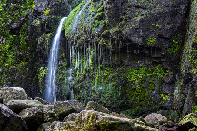 Burgbach Waterfall in Black Forest