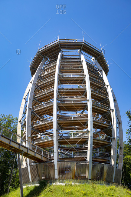 July 27, 2020: Exterior of observation tower on Grunberg mountain
