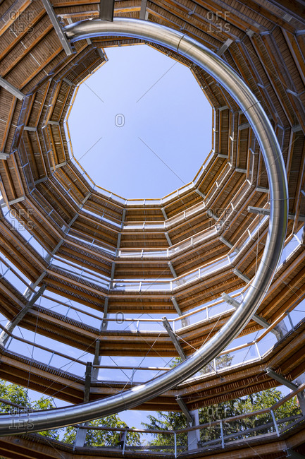 July 27, 2020: Inside of observation tower on Grunberg mountain