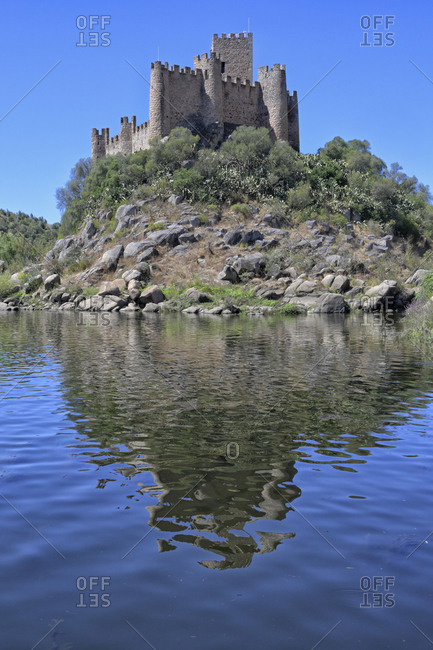 Almourol Castle on the Tagus River, Ribatejo, Portugal, Europe