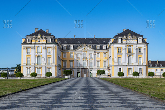 August 22, 2020: Augustusburg Palace, UNESCO World Heritage Site, Bruhl, North Rhine-Westphalia, Germany, Europe