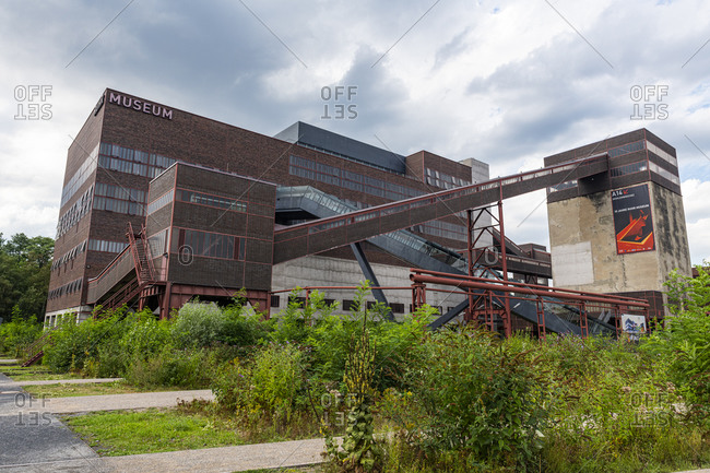 August 21, 2020: Zollverein Coal Mine Industrial Complex, UNESCO World Heritage Site, Essen, Ruhr, North Rhine-Westphalia, Germany, Europe