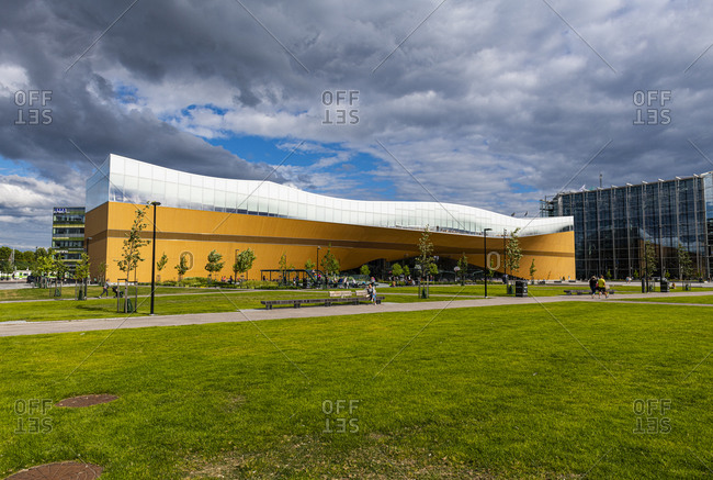 July 22, 2020: Central Library Oodi, Helsinki, Finland, Europe