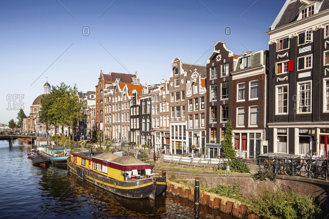 Netherlands, Amsterdam, View of Tata steel plant on North Sea coast stock  photo