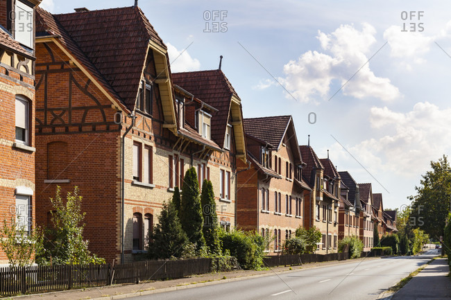 row of houses stock photos OFFSET