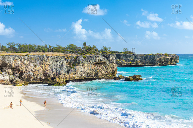 February 22, 2020: Bottom Bay beach in Barbados