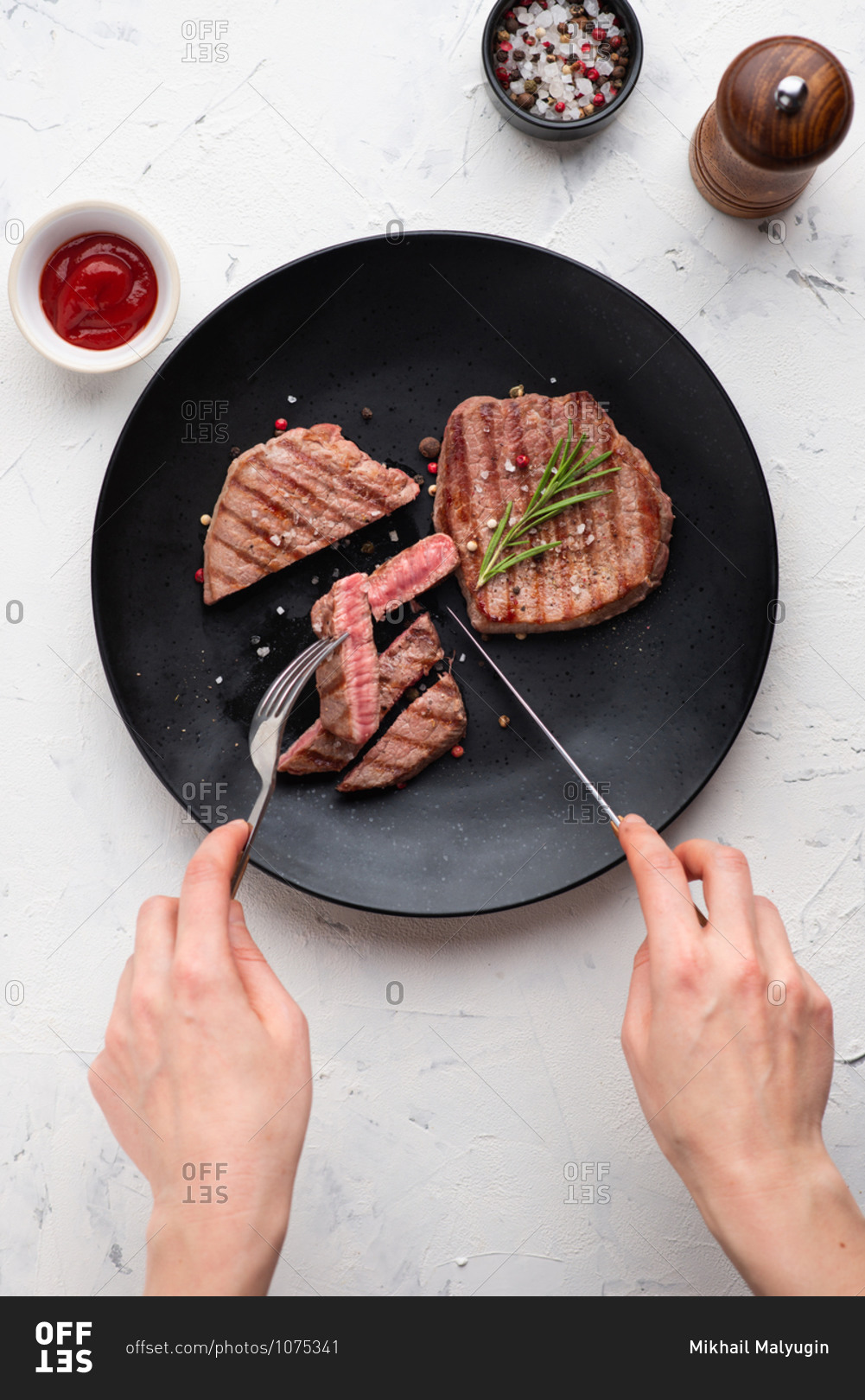 Steak On The Libra, Measuring The Meat Before Cooking Or Selling Stock  Photo, Picture and Royalty Free Image. Image 16220282.