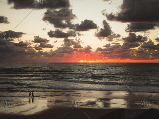 Beautiful Beach Sunset Stock Photos Offset