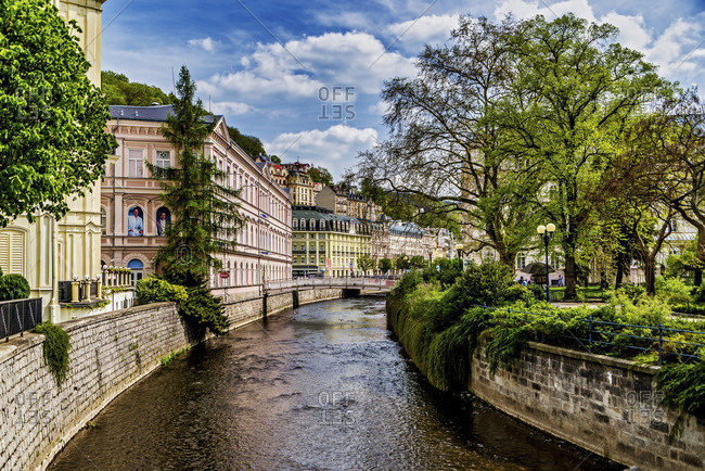 April 24, 2018: Czech Republic, Bohemia, Karlovy Vary (Karlovy Vary)
