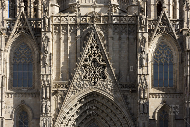 Barcelona Cathedral Stock Photos Offset