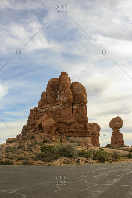 Arches National Park Utah USA Balanced Rock  formation