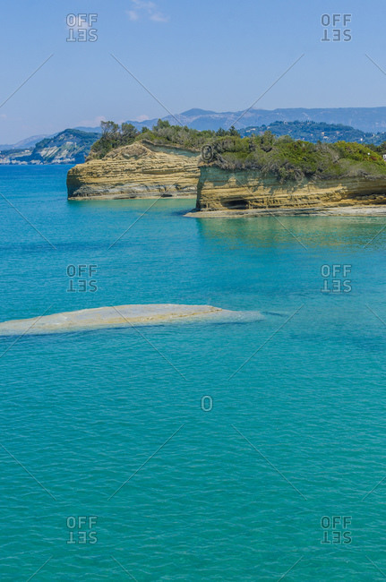 Scenic view of island at Sidari- Corfu- Greece