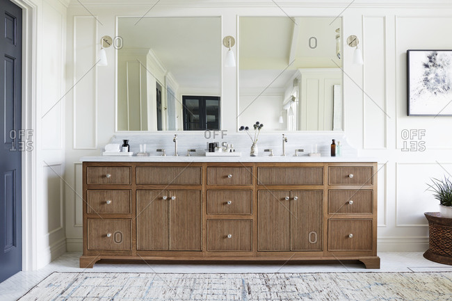 Vanity Stock Photos Offset, Bathroom Vanity With Offset Sink