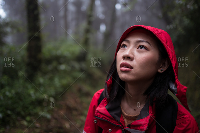 asian raincoat