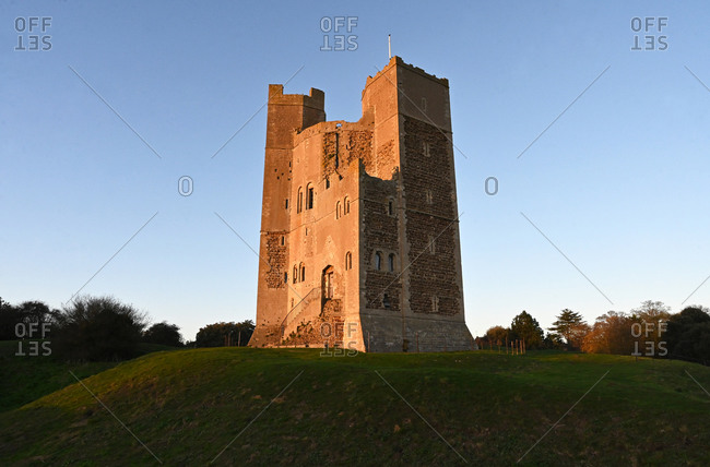 Orford Castle, built by King Henry II between 1165 and 1173 to consolidate royal power in the region, Suffolk, England, United Kingdom, Europe