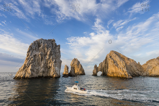March 23, 2017: The famous granite arch at Land's End, Cabo San Lucas, Baja California Sur, Mexico, North America