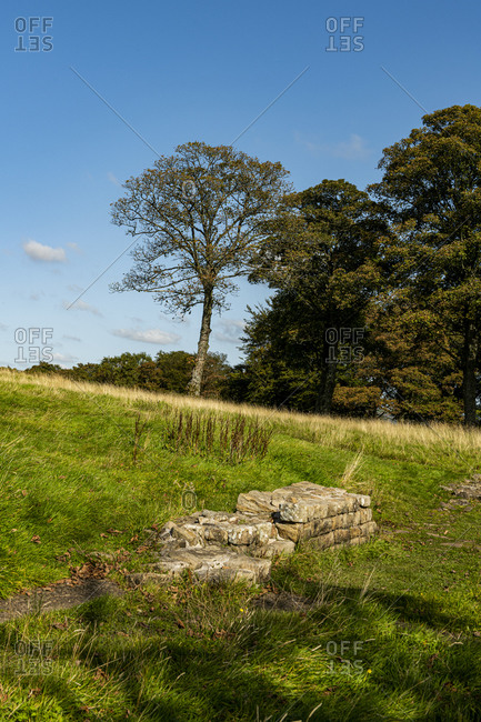Remains from Bar Hill Fort, Antonine Wall, UNESCO World Heritage Site, Scotland, United Kingdom, Europe