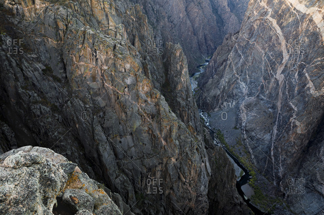 canyon view of the Black Canyon of the Gunnison national park