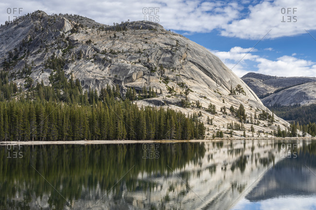 Idyllic shot of tenaya lake, yosemite national park, california, usa