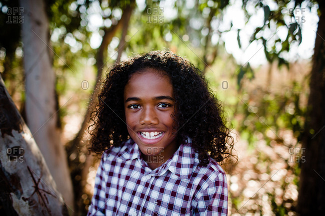 Young Boy Smiling for Camera at Park in Chula Vista