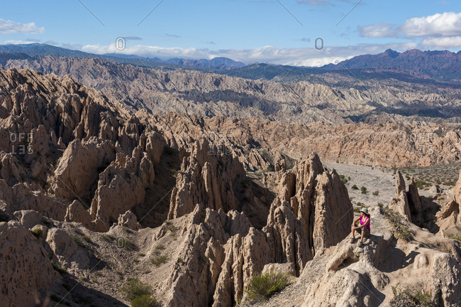 Stunning rock formations at the Quebrada de las Flechas