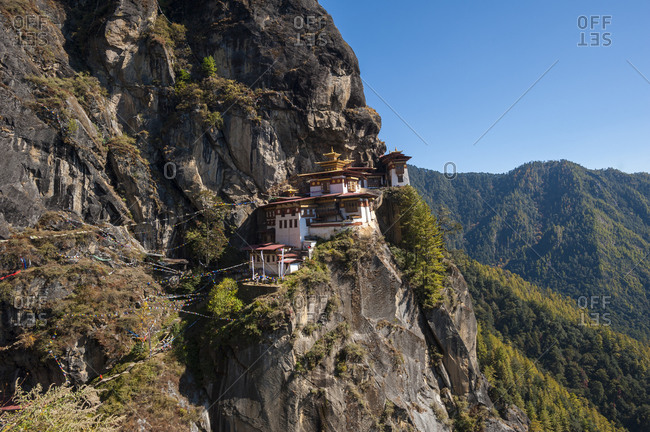 Spectacular Taktshang Goemba also know as the Tigers nest