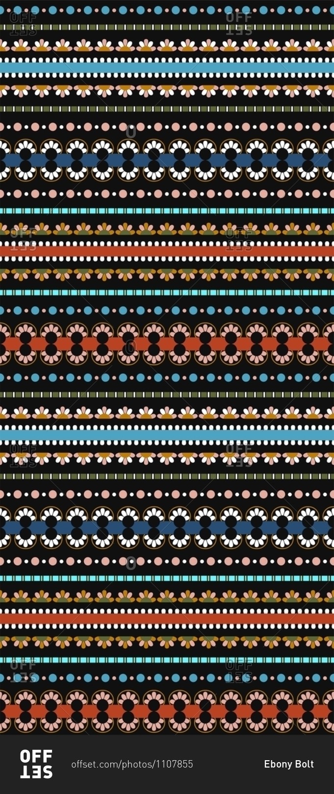 Multi colored horizontal stripe pattern stock photo -\
OFFSET