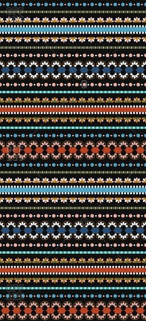 Multi colored horizontal stripe pattern