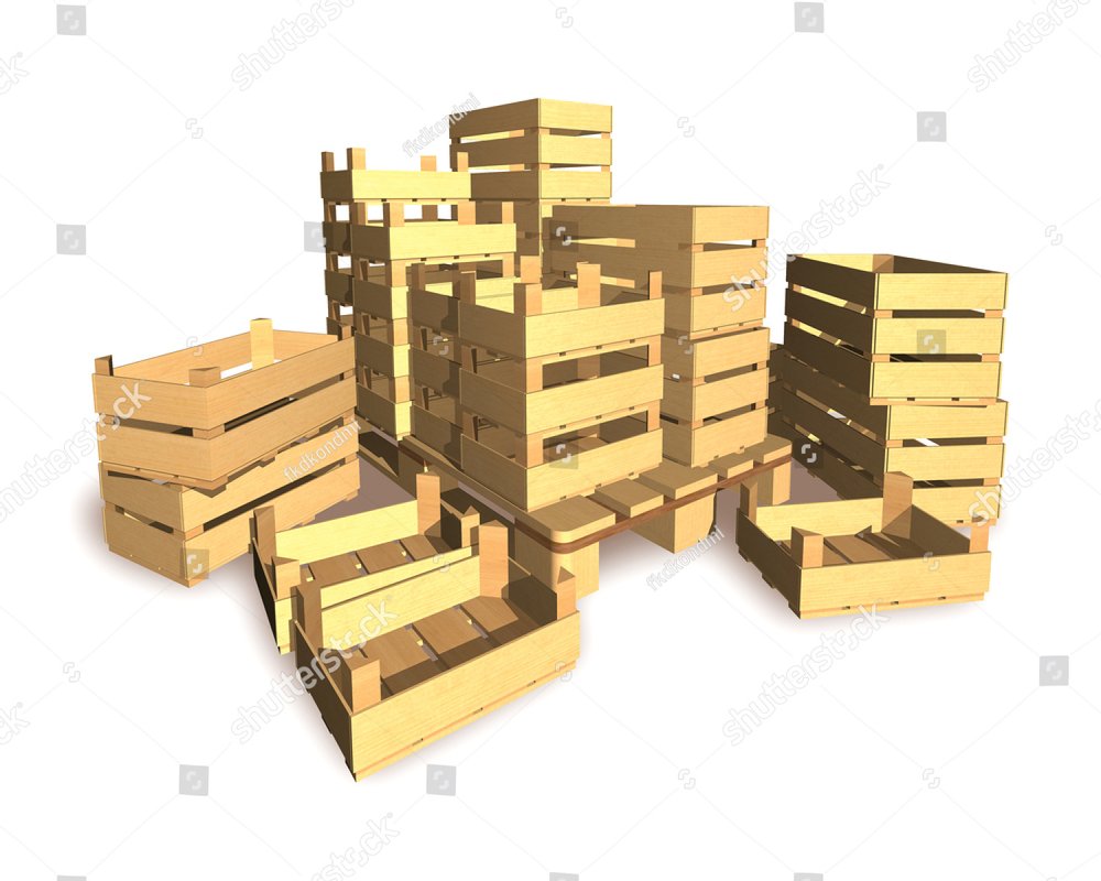 transportation of fruits and vegetables in cardboard crates