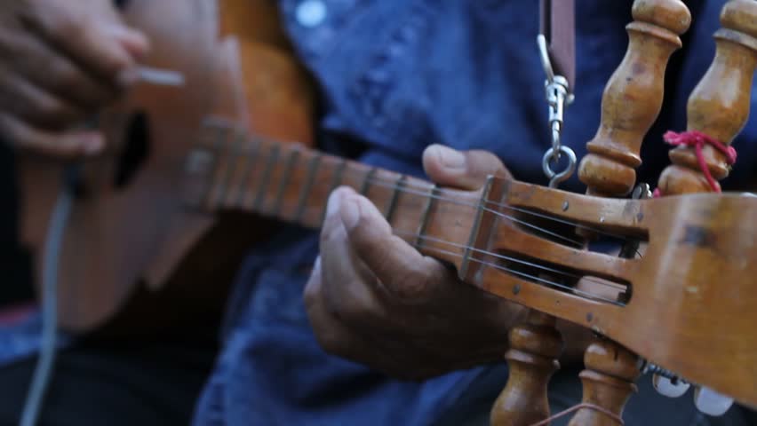 A Thai Seung being played at the sunday market in chiang mai thailand