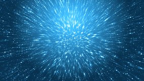 Brilliant blue for background. Explosion star, energy burst. Loop Background Animation. Set the video in my portfolio.