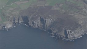 AERIAL Isle of Man-502B Spanish Head 2006: Southern tip of main IOM island and several look down shots