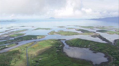 AERIAL Ireland-Houses On Clew Bay Islands 2006