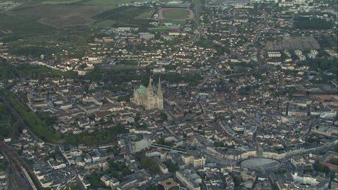 AERIAL France-Chartes Cathedral 2006: Chartres Cathedral