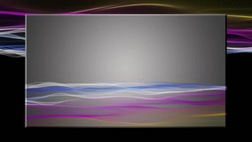 fantastic video animation with wave object in motion and space for your text, loop HD 1080p - Powered by Shutterstock - Get 15% off with code: PIKWIZARD15