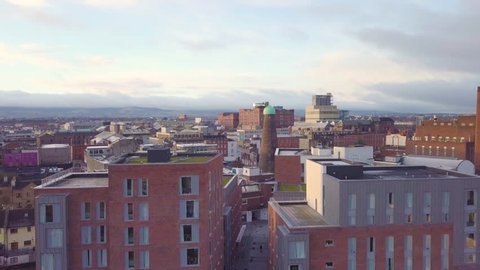 Aerial Dublin City Drone - The Liberties Including Storehouse